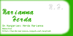 marianna herda business card